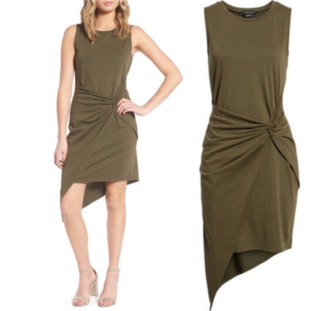 Nordstrom ‘Trouve’ Twist Front Dress sz S